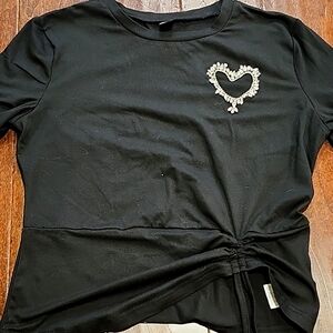 Black heart shirt
